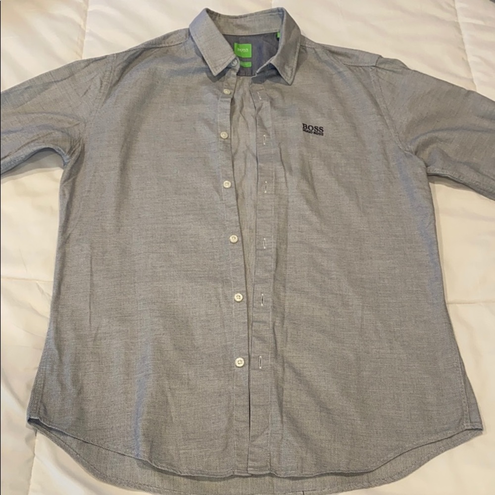 Hugo Boss Long Sleeve Dress Shirt SZ Medium